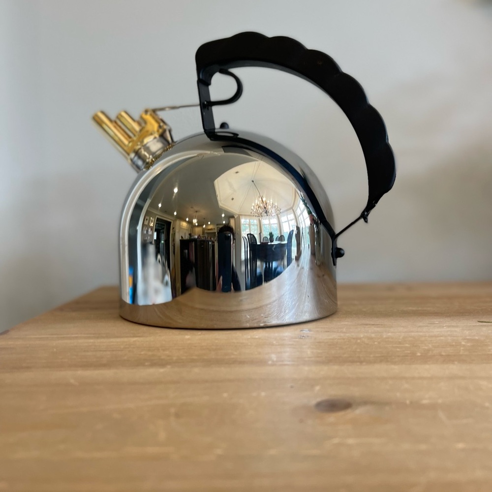 Alessi 9091 Induction Kettle With Whistle By Richard Sapper